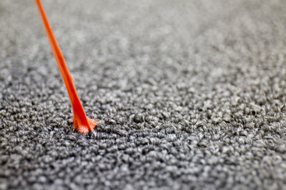 gum on carpet